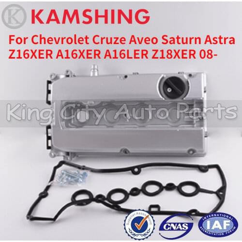 CAPQX For Chevrolet Cruze Aveo Saturn Astra Z16XER A16XER A16LER Z18XER 08- Aluminium Engine Valve Cover & Gasket Screw 55564395