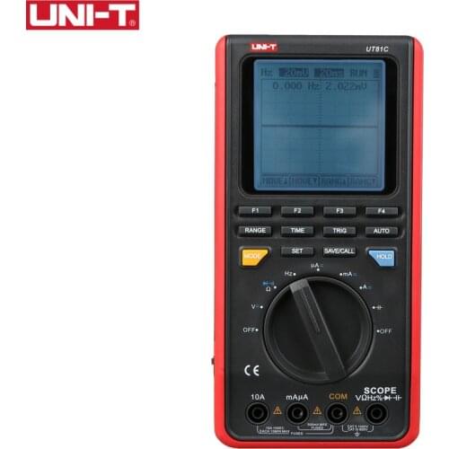 UNI-T UT81C Scope Digital Multimeters Mini Oscilloscope Input High Sensitivity Diode USB Interface PC Soft