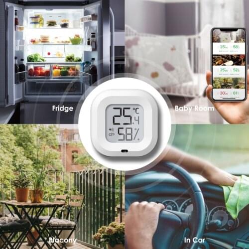 Tuya Temperature Humidity Sensor Alarm System Devices Intelligent Home Automation Works With Alexa Home Assistant