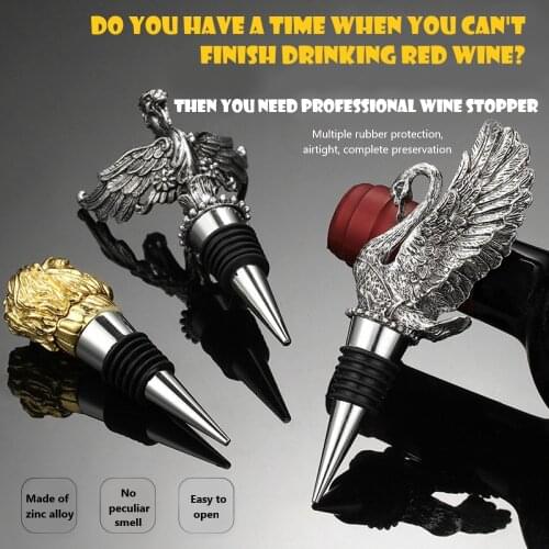 Deer head red wine stopper creative silicone wine stopper, a small tool to improve wine tasting style