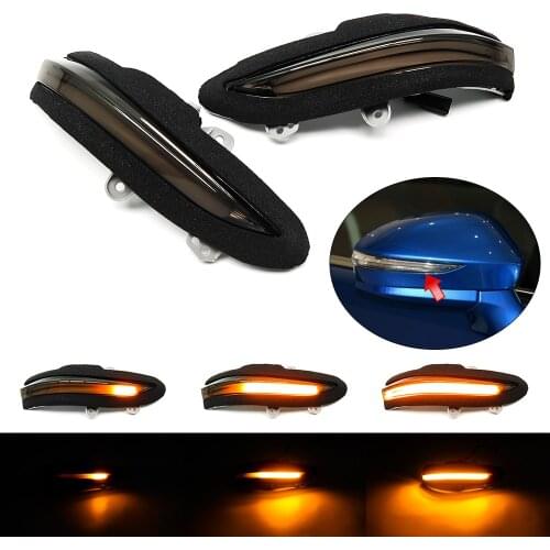 For Toyota Sai AZK10 2013-2017 Facelift Black Car LED Dynamic Turn Signal Light Side Wing Mirror Indicator Blinker Lamp Repeater