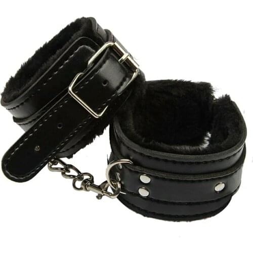 Hot Sexy Adult Costumes Handcuffs PU Leather Restraints Bondage Cuffs Roleplay Tools Sex toys for Couples adult sexy underwear