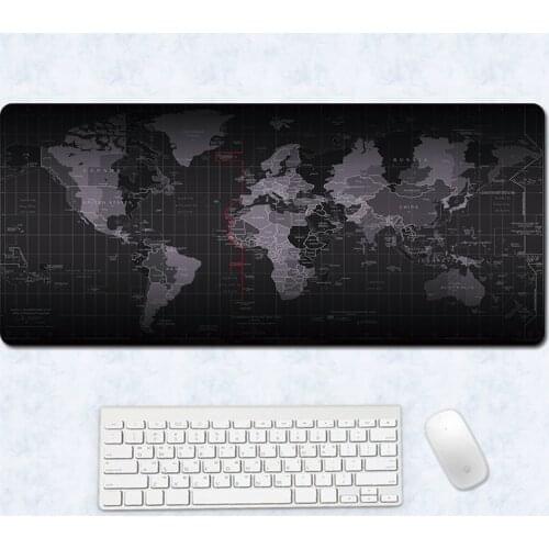 Gaming Mouse Pad Large Mouse Pad Gamer Computer Mousepad lock edge Big Mouse Mat World Map mouse Pad Laptop Keyboard Desk Mat