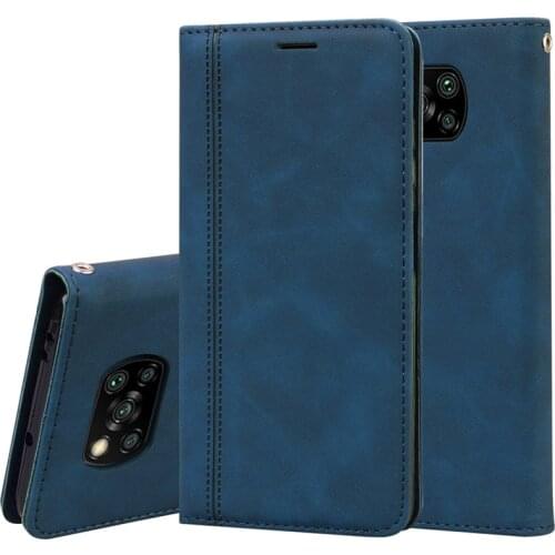 Leather Wallet Flip Case For Xiaomi POCO X3 NFC Case Card Holder Magnetic Phone Back Cover For Xiaomi Poco X3 PRO X 3 Case Coque