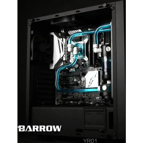 Barrow Set Display Hard Tube Water Cooling DIY Kit for AMD for Intel Radiator + CPU Water Block + Pump + Hard Tube
