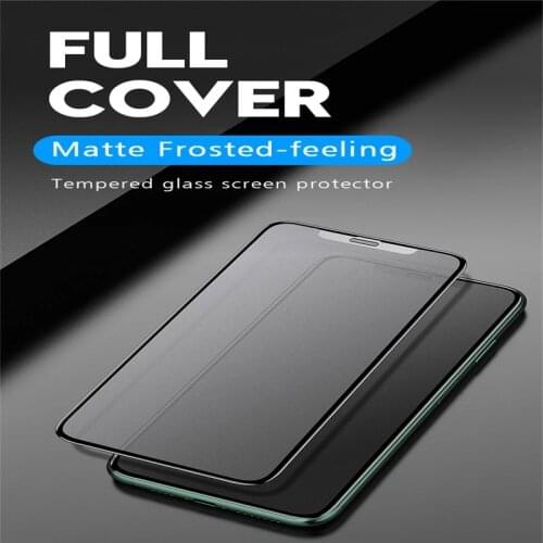 NewBest Anti Fingerprint Frosted Matte Tempered Glass for iPhone 12 11 Pro Max X XR XS XSMAX 12Mini 11Pro 12Pro Screen Protector