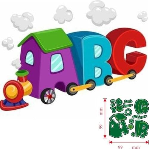 Metal Cutting Dies Toy train DIY Scrapbooking Paper Cards Decorative Craft Embossing