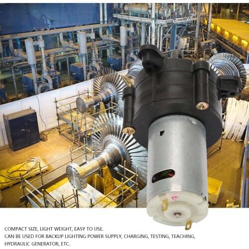 DC Miniature Hand-cranked Wind Hydraulic Generator Power Energy Dynamotor Miniature emergency Dynamotor For standby lighting