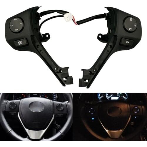 New Buttons Phone Steering Wheel Audio Control Button 84250-02560 For TOYOTA Corolla RAV4 2014 2015