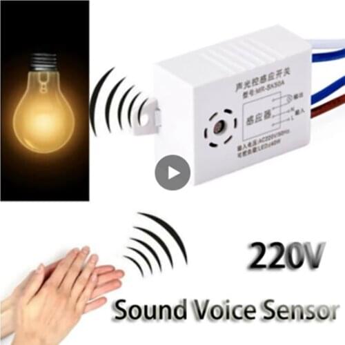 Sound Sensor Switch Module Detector NEW 220V Sound Voice Sensor Intelligent Auto On Off Light Smart Home Switch Sensor Stable