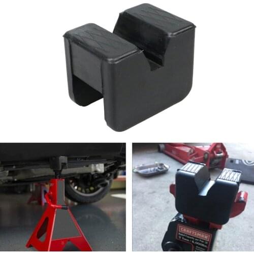 1pc Jacking Pad Car Lift Jack Stand Rubber Pads Floor Adapters Stands Mat Frame Rail Adapter Car Jacks Lifting Car Repair Tools