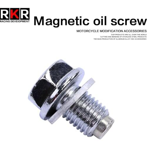Motorcycle M12 12mm Magnetic Oil Sump Nut Drain Oil Plug Screw Oil Drain Magnetic Oil Plug Nut for CFMOTO 250NK 400NK 650TR