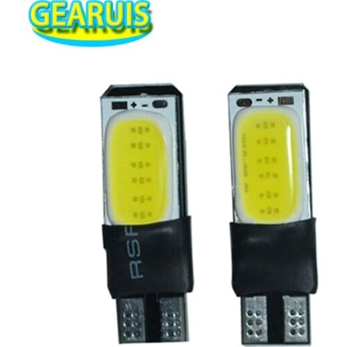 T10 COB LED White Super Bright Car Light 194 168 2825 W5W Parking Backup Reverse For Brake Lamp Ice Blue Cold white DC 12V