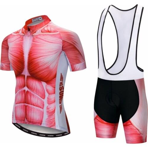 Triathlon Cycling Jersey Shorts Set Mens Ropa Ciclismo Compression Bicycle Jersey youth MTB Sleeveless Bike clothes 2018