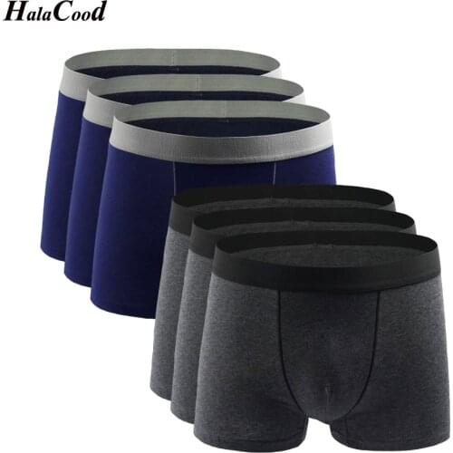 6Pcs/lot 2020 Brand Men Underwear Soft Cotton Boxer Shorts Men Panties Breathable Multi Color Underpants Interior hombre Panties