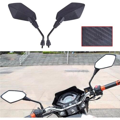SEMSPEED Motorcycle Universal Rear View Mirrors For honda rebel vfr 750 pcx 150 x11 GROM st1300 x adv 750 150 rebel 250 cbr600rr