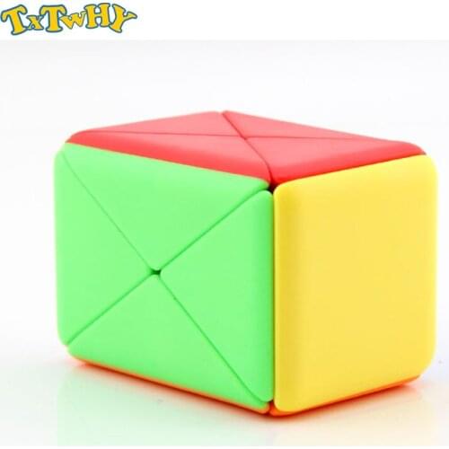 Magic Box Cube Stickerless Skew Magic Cube Container Puzzle Cube Educational Toys for Children