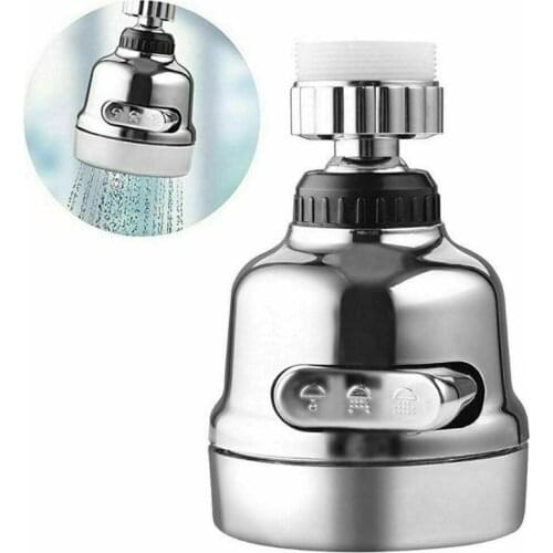 360 Degree Rotating Faucet Movable Kitchen Tap Head Water Saving Nozzle Sprayer Movable Tap Head Kitchen Faucet