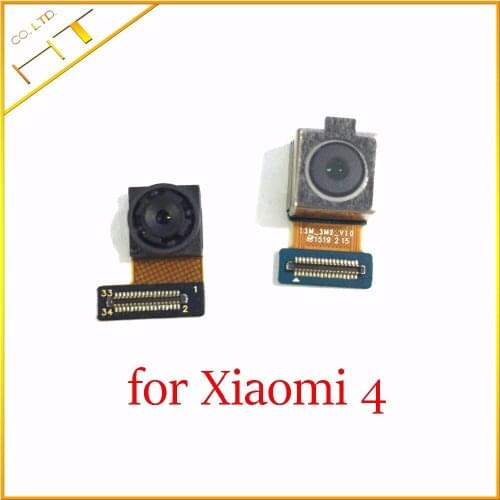 1pcs front small facing camera & back camera rear camera For Xiaomi 4 Mi4 M4