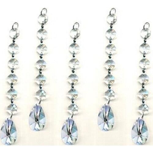 100pcs crystal beads chain / road lead hanging beads wedding decorative market shop decorations