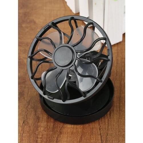 2021 Newest Clip-on Solar Sun Power Energy Panel Cooling Cell Fan For Camping Hiking Fishing Outdoors MINI Sun Powered Fan