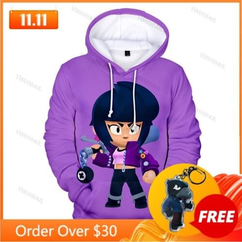 BIBI Shooter Childrens Crow Shoot Game 3D Print Hoodie Womens Clothing Sweatshirts Thin Women Kids Tops 2021 Boys Girls