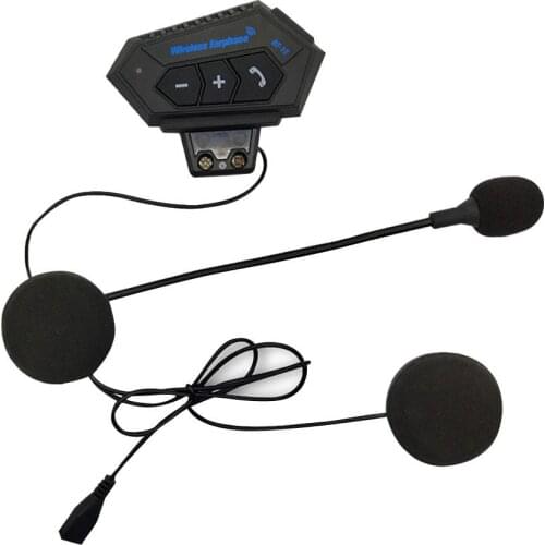 Motorcycle Helmet Bluetooth Headset Wireless Automatic Memory Headphone With Built-in Speaker Hands-free Calling Earphone