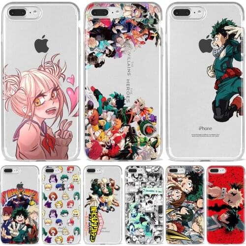 Anime My Hero Academia deku bakugou Boku no Hero Academia Phone Case For iphone 11 12 Mini Pro 8 7 6 Plus X MAX XR Fundas Coque