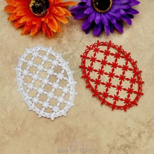 Flowers Oval Metal Die cutting Dies For DIY Scrapbooking Photo Album Decorative Embossing Folder Stencil KW610255