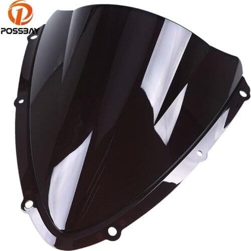 Motorcycle Windshield Windscreen Wind Deflector For Suzuki GSXR600 GSXR750 K8 2008-2010 Bike Scooter Windscreen Double Bubble