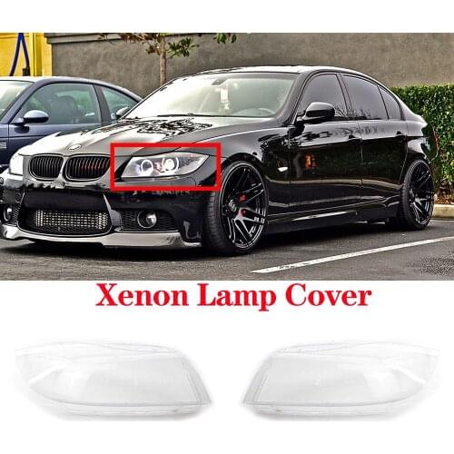 For BMW 2005-2012 E90 E91 Car Xenon Headlight Lens Cover Headlamp Shell