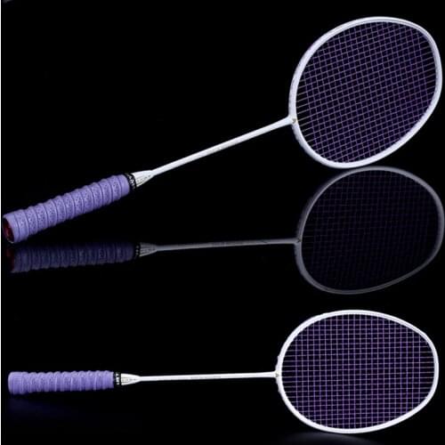 Graphite Single Badminton Racquet Professional Carbon Fiber Badminton Racket with Carrying Bag YS-BUY