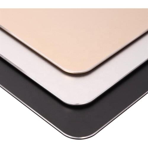 Mouse Pad Mouse Mat Gaming Aluminum Alloy Double Side 10.49*8.86 inch Anti slip Non-slip Large Metal for MackBook Laptop Rubber
