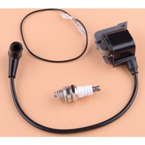 Ignition Coil Spark Plug Set Fit for Husqvarna Partner K650 K700 K850 K950 K1200 K1250 544 01 88-01 506 02 73-04 503 90 17-01