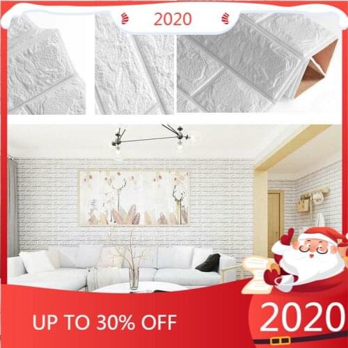 3D Wall Stickers Imitation Brick Bedroom Decor Waterproof Self-adhesive Wallpaper For Living Room Kitchen TV Backdrop Dec