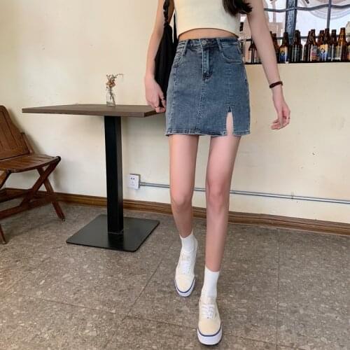 Женские юбки джинсовые OLOEY China At AliExpress