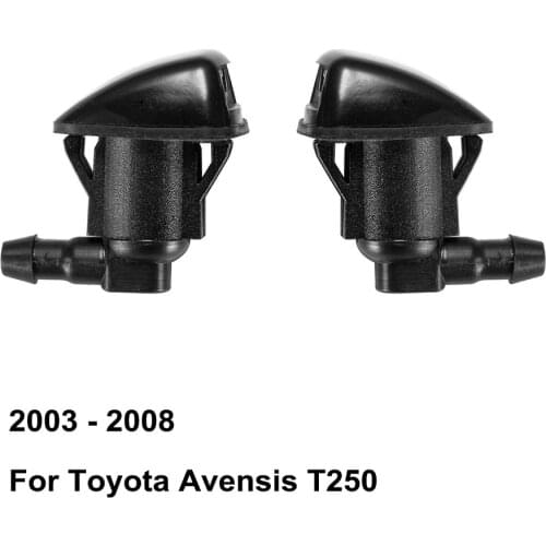 Front Windshield Washer Nozzle 85381AE020 85381-AE020 for Toyota Avensis T250 T25 ( 2003 - 2008 ) ( Pack of 2 )