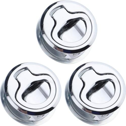 2 Marine Boat Stainless Steel Flush Door Pull Locker Hatch Latch Lift Handle