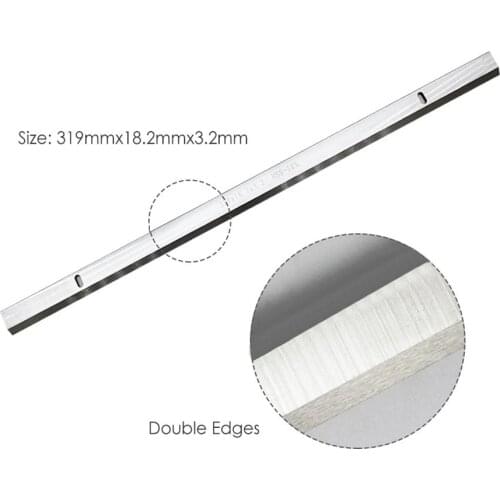 2pcs HSS Replacement Planer Blade 319x18.2x3mm Wood Planer For CT-340 MA1931 Ryobi AP13 GMC COBRA JET JWP-12 Woodworking Tool