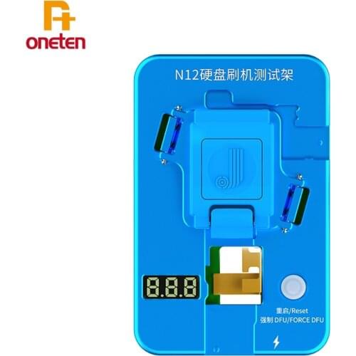 JC-ID N12 Series Hard Disk Flashing Test Stand For iPhone 12 Pro 12 mini battery-free flashing motherboard one-click into DFU