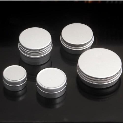 High-end 10g 15g 30g aluminium cosmetics cream pot, wholesale metal containers with lids ,10g 15g 30 g aluminium cosmetic jars