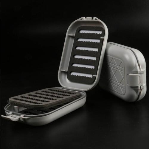 Maximumcatch CP Fly Fishing Box 131*90*37 Plastic Waterproof With Transparent Swingleaf Fly Box