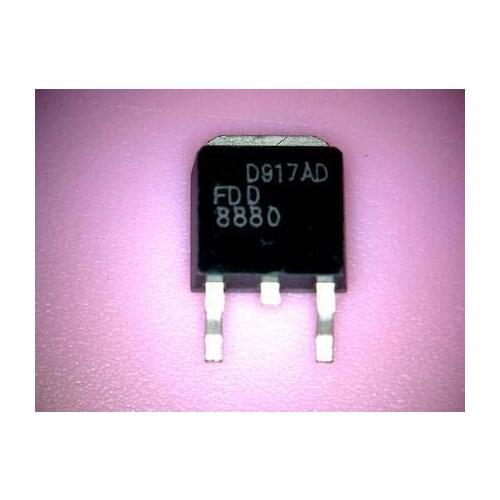10pcs FDD8880 TO-252 FDD8880 TO252 30V 58A