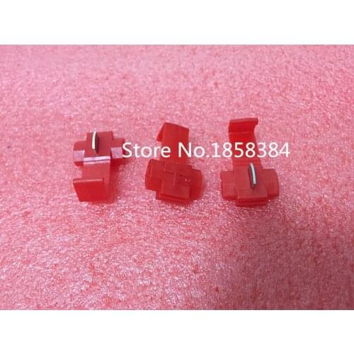 20pcs/lot Red 801P3 Scotch Lock G12 Quick Splice Crimp Terminal 22-18 AWG Wire Connector For 0.5-1.0 Wire
