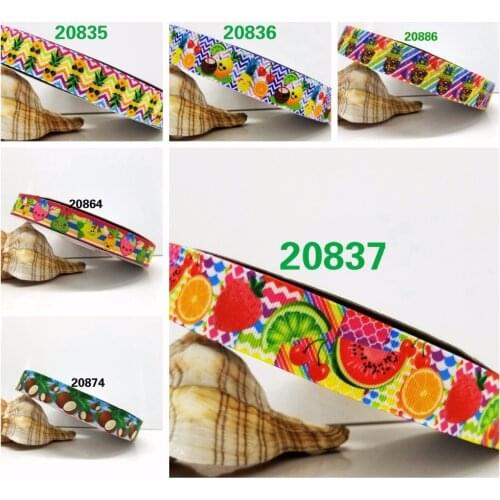 Free shipping 50 yard cartoon printed grosgrain ribbon 20835