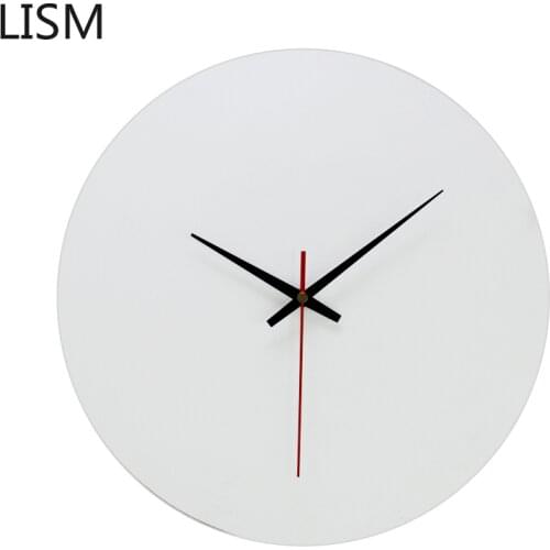 12 Inches Silent Diy Wall Clock Handmade Creative Minimalist Wall Clock White Large Art Living Room Kids Childrens Room Bedroom