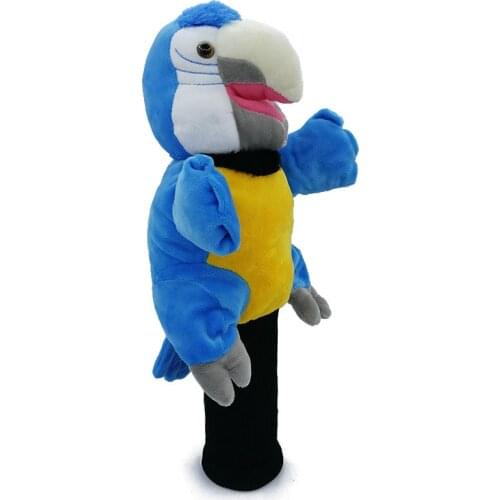 Parrot Golf Head Cover Fairway Woods Headcover Animal Golf Accessories Mascot Novelty Cute Gift