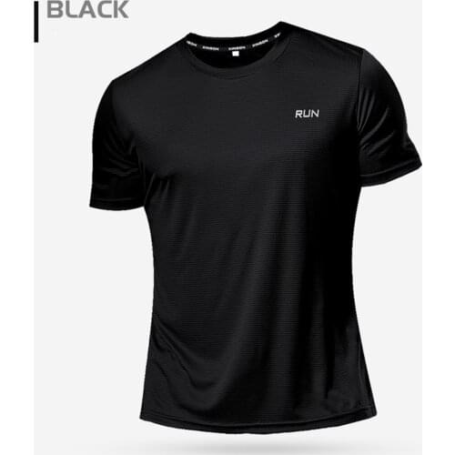 Mens Fitness Shirt Trainer Running T-shirt Multicolor Summer Short Sleeve Shirt High quality Gym Jerseys Breathable Sportswear