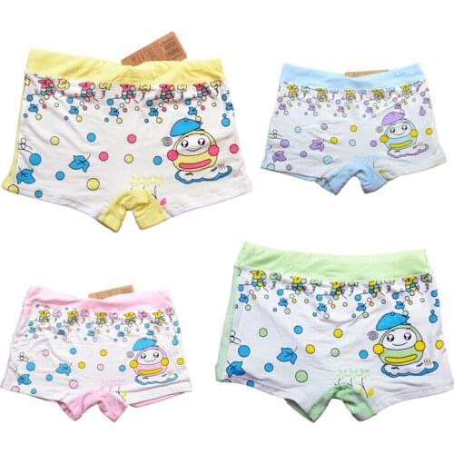 Hot sale 12 Pieces / Pack baby kids girls underwear briefs panties short colorful panties children cotton briefs