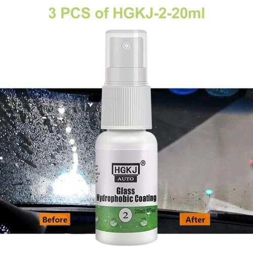 HGKJ-2-20×3 or plus with Towel of Waterproof Rainproof Anti-fog Agent Glass Hydrophobic Accessories for Auto Glass Car Chemicals